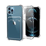 iPhone 11 Pro Max Deksel Kortholder Støtsikker Transparent