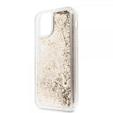 Guess iPhone 11 Pro Deksel Glitter Hearts Gull