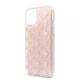 Guess iPhone 11 Pro Deksel Glitter Hearts Rosa