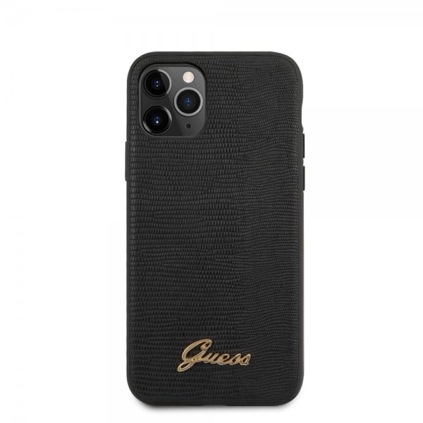 Guess iPhone 11 Pro Deksel Lizard Svart