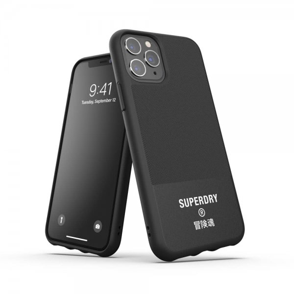 Superdry iPhone 11 Pro Deksel Moulded Case Canvas Svart