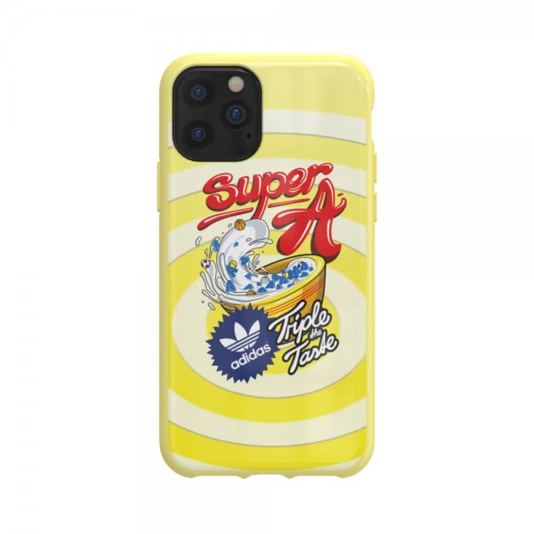 Adidas iPhone 11 Pro Deksel OR Formstøpt Deksel Bodega FW19 Shock Yellow