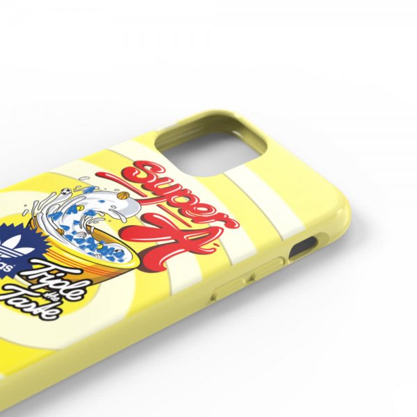 Adidas iPhone 11 Pro Deksel OR Formstøpt Deksel Bodega FW19 Shock Yellow