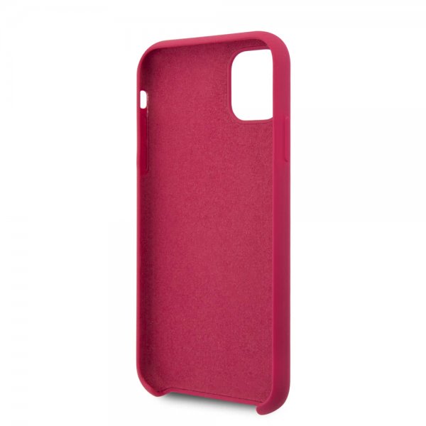 Guess iPhone 11 Pro Deksel Silikoni Cover Vintage Rød