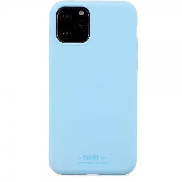 holdit iPhone 11 Pro Deksel Silikon Ljusblå