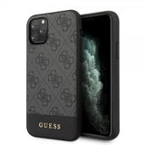 Guess iPhone 11 Pro Deksel Stripe Cover Grå