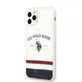 U.S. Polo iPhone 11 Pro Deksel Tricolore Hvit