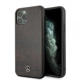Mercedes Benz iPhone 11 Pro Deksel Wood Line Rosewood
