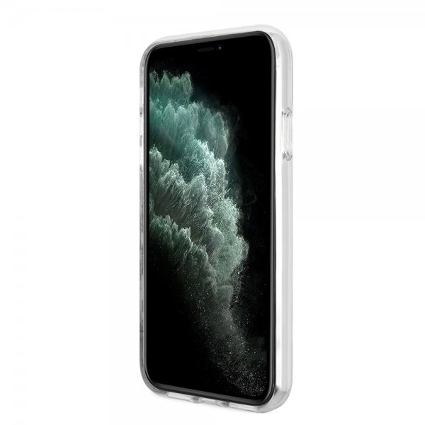 Guess iPhone 11 Deksel 4G Pattern MagSafe Svart