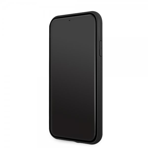 BMW iPhone 11 Deksel Debossed Stripes Svart