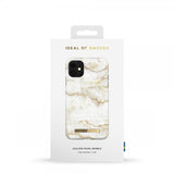 Ideal of Sweden iPhone 11 Deksel Fashion Case Golden Pearl Marble