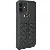 Audi iPhone 11 Deksel Genuine Leather Case Svart