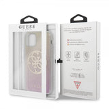 Guess iPhone 11 Deksel Glitter Circle RoseGUll