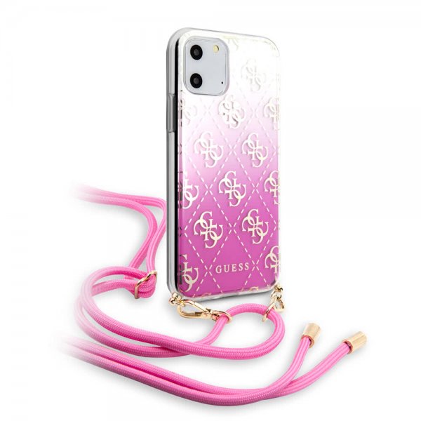 Guess iPhone 11 Deksel Gradient Cover Rosa