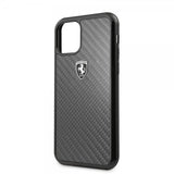 Ferrari iPhone 11 Deksel Karbonfibertekstur Svart