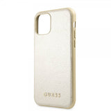 Guess iPhone 11 Deksel Skinntekstur GUll