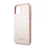 Guess iPhone 11 Deksel Skinntekstur RoseGUll