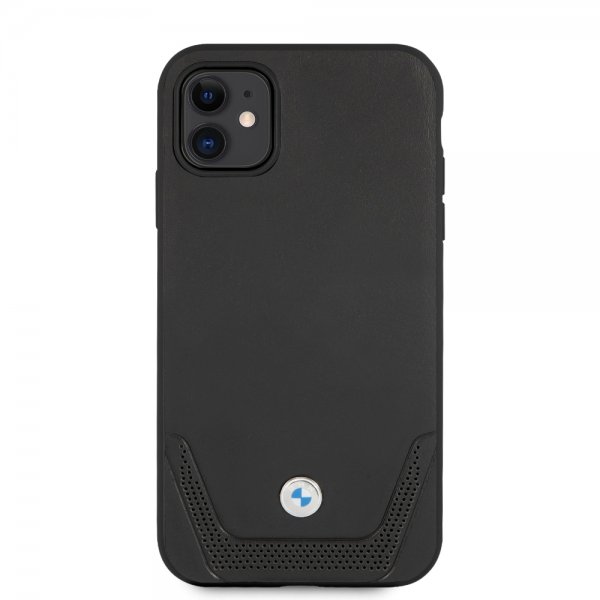 BMW iPhone 11 Deksel Logo Perforert Svart