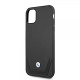 BMW iPhone 11 Deksel Logo Perforert Svart