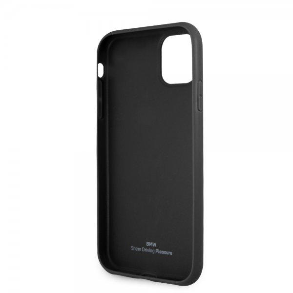 BMW iPhone 11 Deksel Logo Perforert Svart