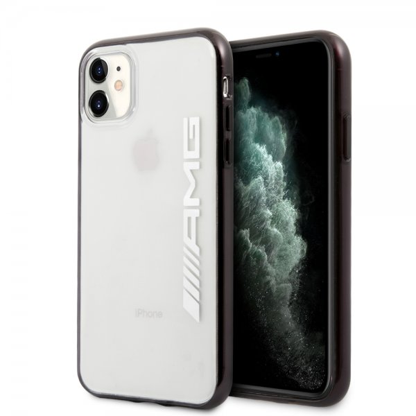 AMG iPhone 11 Deksel Metallic Svart Transparent