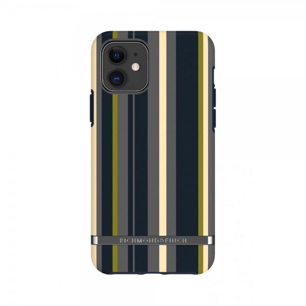 Richmond & Finch iPhone 11 Deksel Navy Stripes