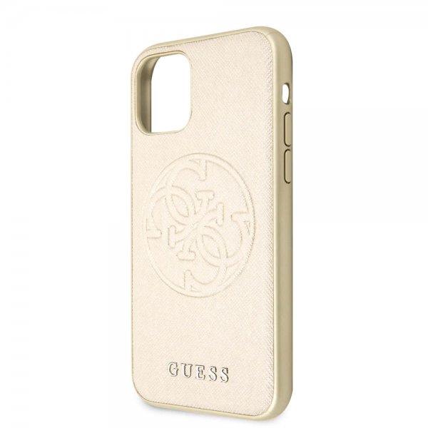 Guess iPhone 11 Deksel Saffiano Cover Gull