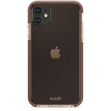 holdit iPhone 11 Deksel Seethru Dark Brown