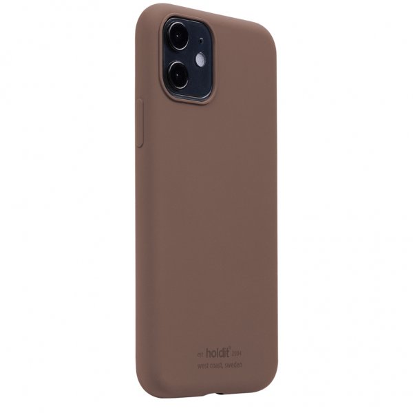 holdit iPhone 11 Deksel Silikon Dark Brown