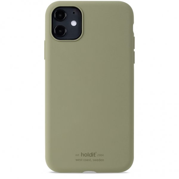 holdit iPhone 11 Deksel Silikon Khaki Green