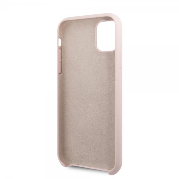 Guess iPhone 11 Deksel Silikoni Cover Vintage Rosa