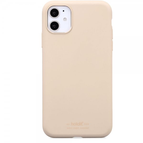 holdit iPhone 11 Deksel Silikon Beige