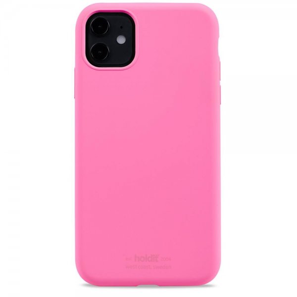 holdit iPhone 11 Deksel Silikon Bright Pink