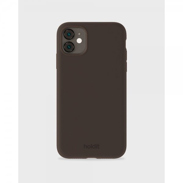 holdit iPhone 11 Deksel Silikon Chocolate