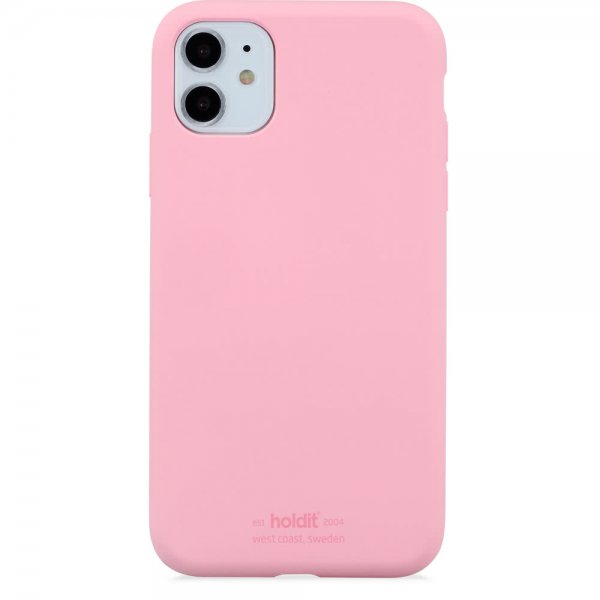 holdit iPhone 11 Deksel Silikon Rosa