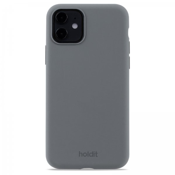 holdit iPhone 11 Deksel Silikon Space Gray