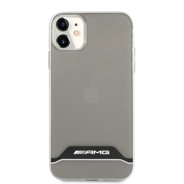 AMG iPhone 11 Deksel Stripes Horizontal Klar Svart
