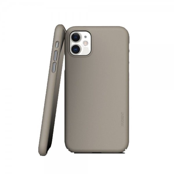 Nudient iPhone 11 Deksel Thin Case V3 Clay Beige