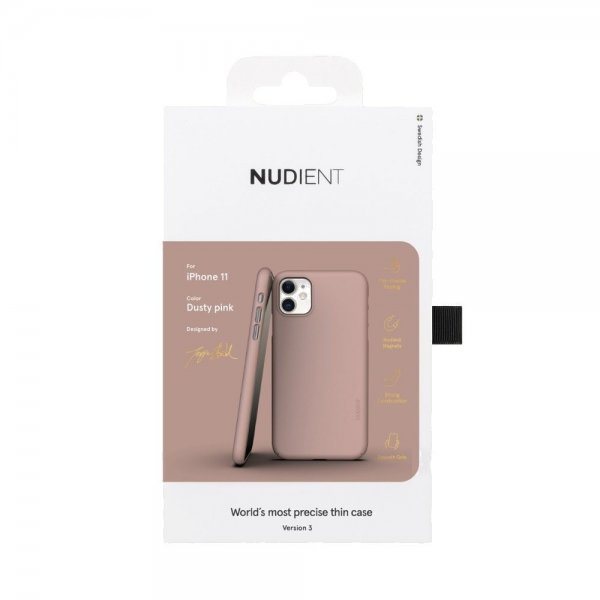 Nudient iPhone 11 Deksel Thin Case V3 Dusty Pink