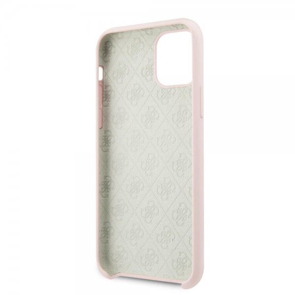 Guess iPhone 11 Deksel Tone on Tone Rosa