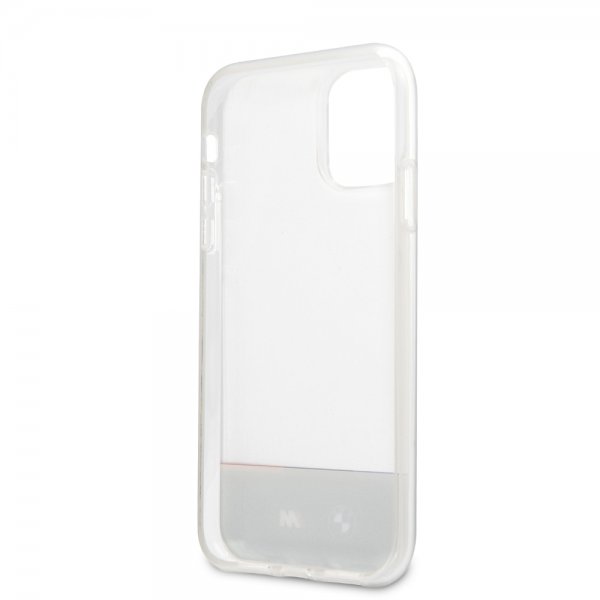 BMW iPhone 11 Deksel Tricolor Stripe Transparent