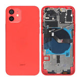 iPhone 12-bakside med komplett ramme OEM - Rød