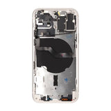 iPhone 12 bakside med komplett ramme OEM - hvit