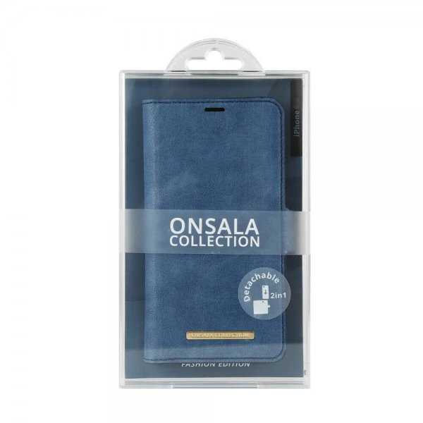 Onsala iPhone 12 Mini Etui Fashion Edition Löstagbart Deksel Royal Blue