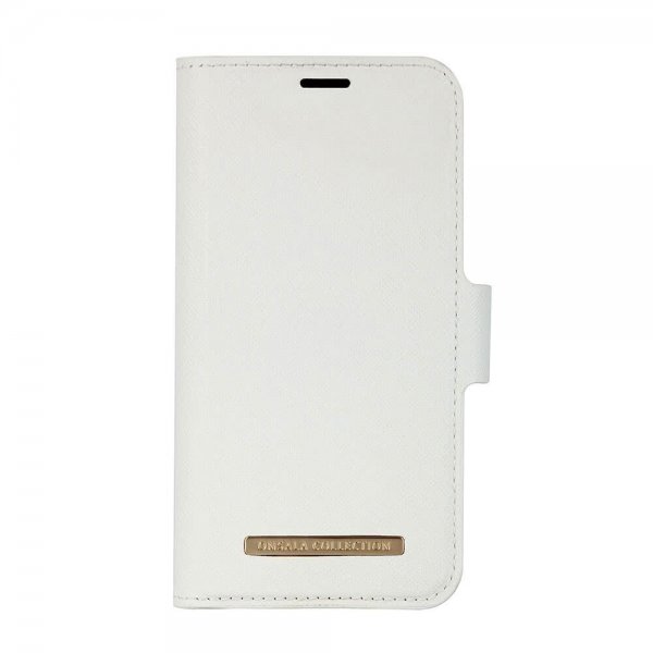 Onsala iPhone 12 Mini Etui Fashion Edition Löstagbart Deksel Saffiano White
