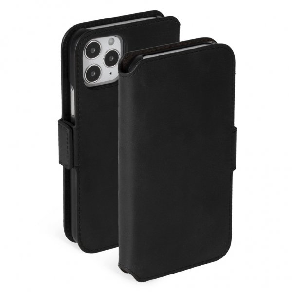 Krusell iPhone 12/iPhone 12 Pro Etui Sunne PhoneWallet Vintage Black