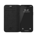 Adidas iPhone 12/iPhone 12 Pro Etui Booklet Case Basic Svart