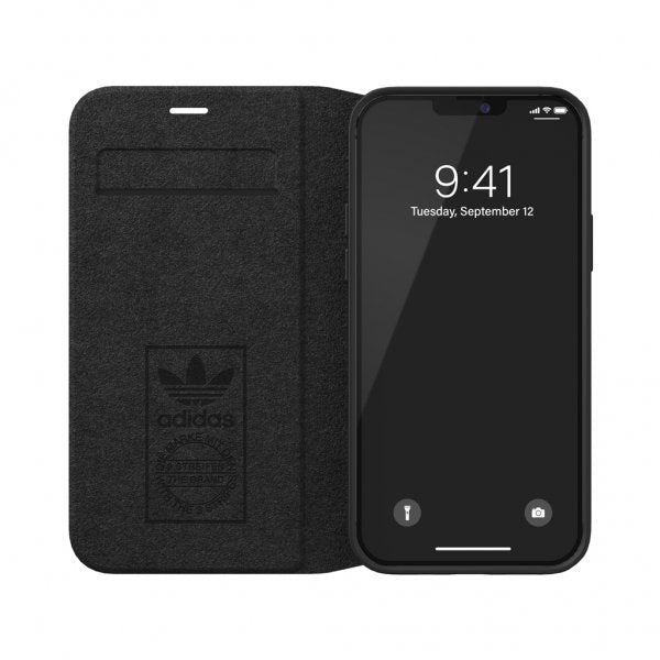 Adidas iPhone 12/iPhone 12 Pro Etui Bok Etui Hvit