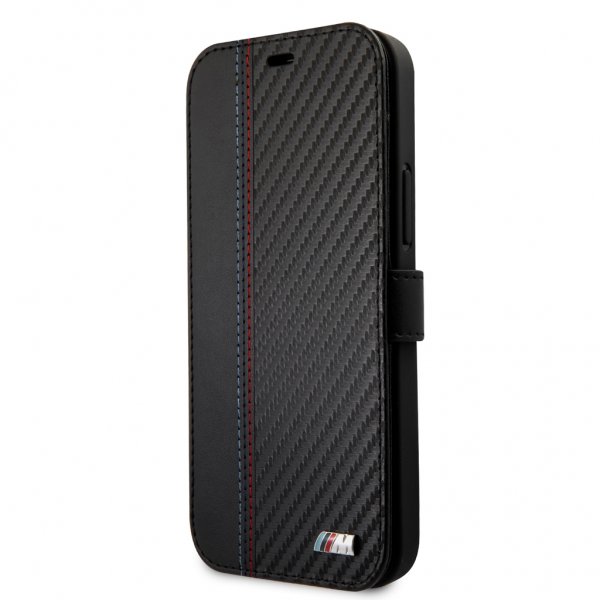 BMW iPhone 12/iPhone 12 Pro Etui Dynamic Carbon Svart