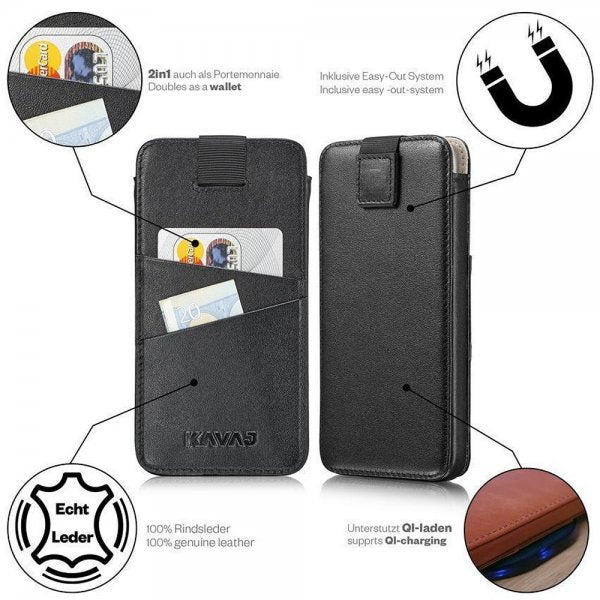 Kavaj iPhone 12/iPhone 12 Pro Etui Miami Svart